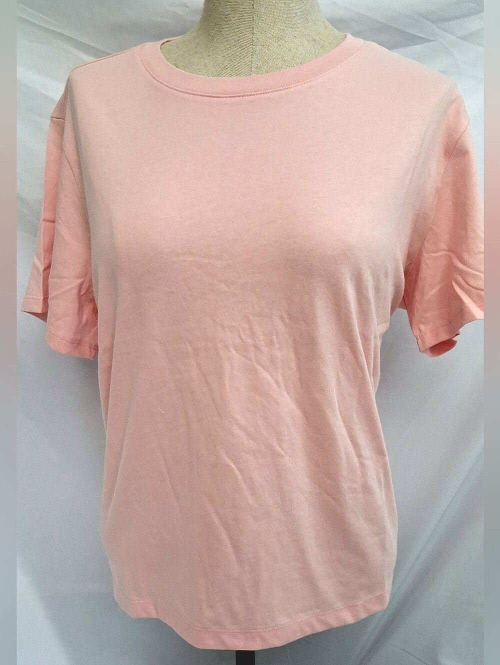 Free Assembly Short Sleeve Crop Top Tee in Rose Blush